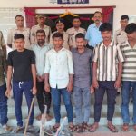 शिवानी भूमिगत खान से कॉपर केबल चोरी के 7 आरोपी गिरफ्तार