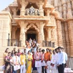 सोमनाथ स्वाभिमान सांस्कृतिक यात्रा दल लौटा, रायपुर रेलवे स्टेशन पर 1040 विशिष्टजनों का हुआ आत्मीय एवं भव्य स्वागत