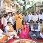 उप मुख्यमंत्री  अरुण साव ने 2500 किलोलीटर क्षमता के पानी टंकी निर्माण का किया भूमिपूजन