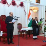 राज्यपाल श्री डेका ने न्यायाधिपति कृष्न राम महापात्र को छत्तीसगढ़ उच्च न्यायालय के मुख्य न्यायाधीश पद की दिलाई शपथ