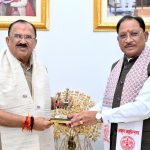 मुख्यमंत्री विष्णु देव साय से राजस्थान विधानसभा अध्यक्ष वासुदेव देवनानी ने की सौजन्य भेंट